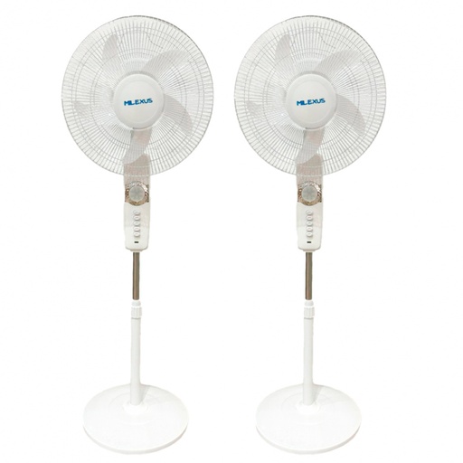 Ventilador de pedestal recargable de 16 pulgadas Milexus ML-S-16DC-M (2U)