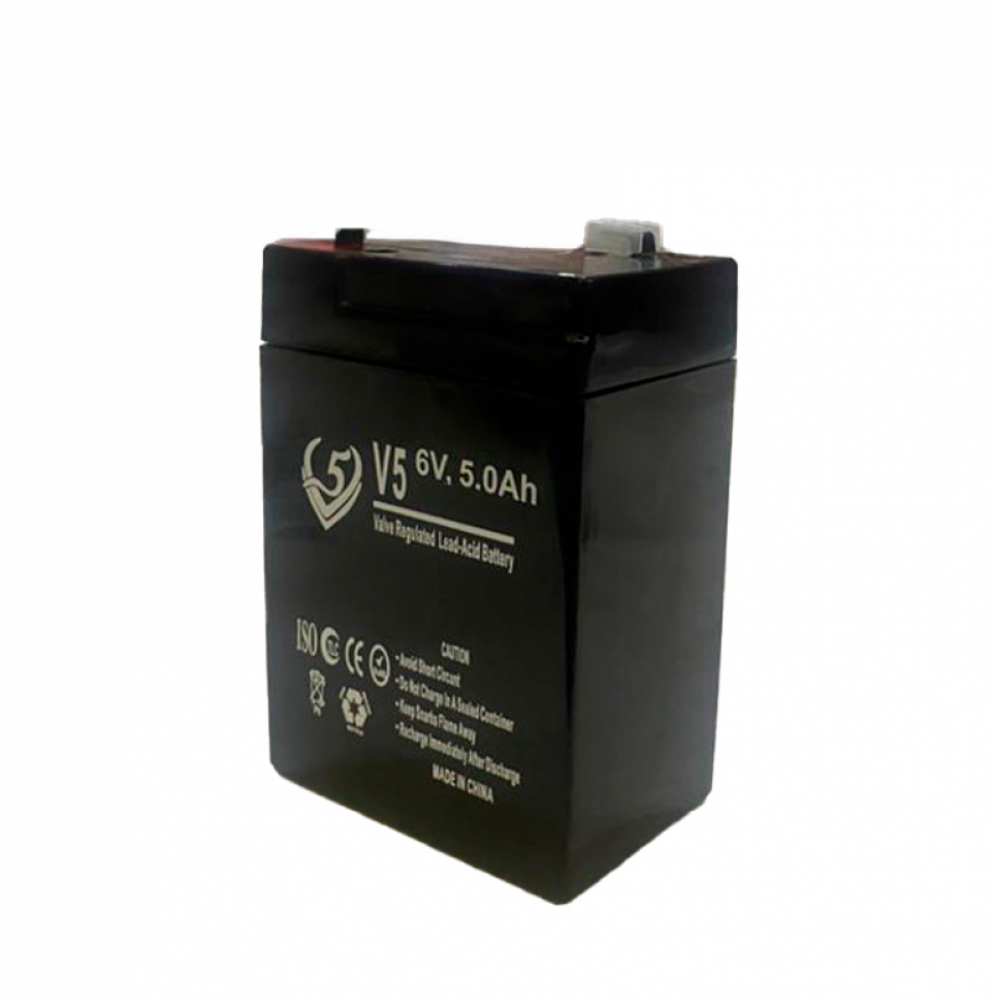 Batería para lámparas y ventiladores recargables (6v 5.0 Ah V5)