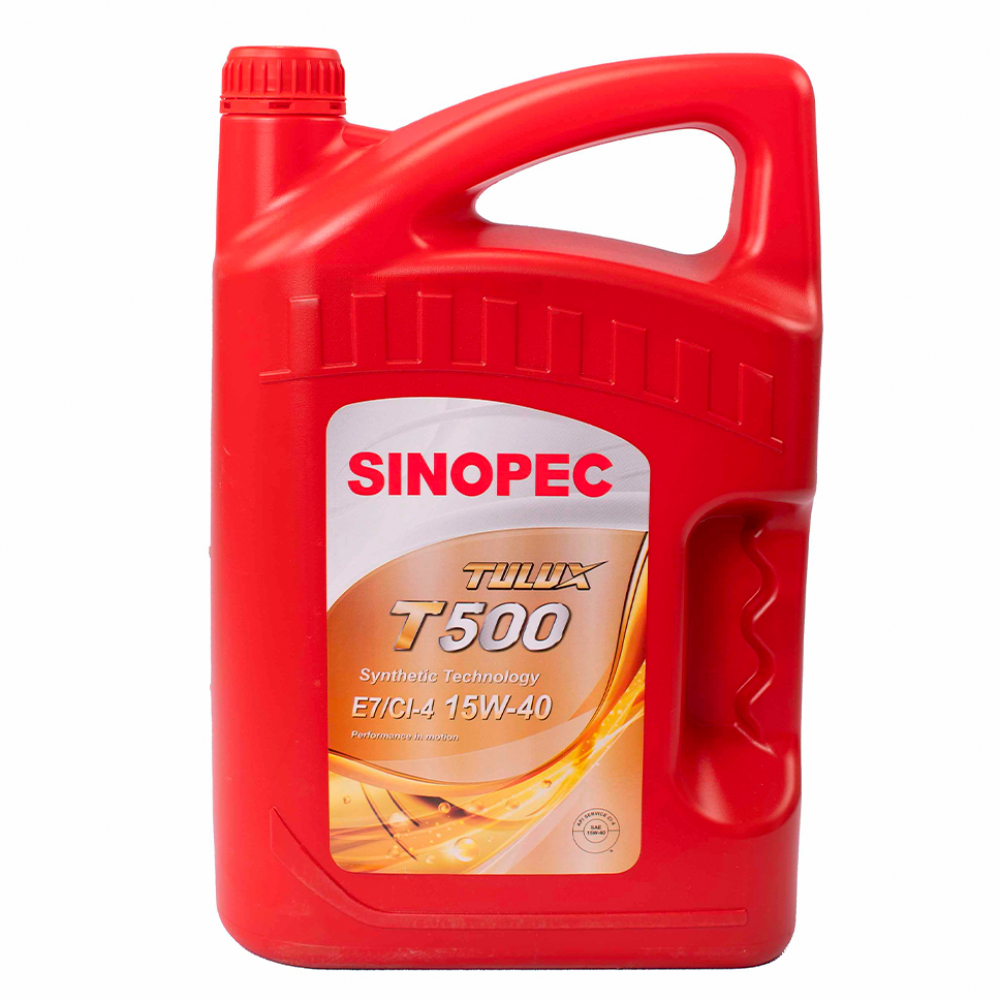 Aceite para motor Sinopec T500VE7/CI-4 15W-40 (5 L)